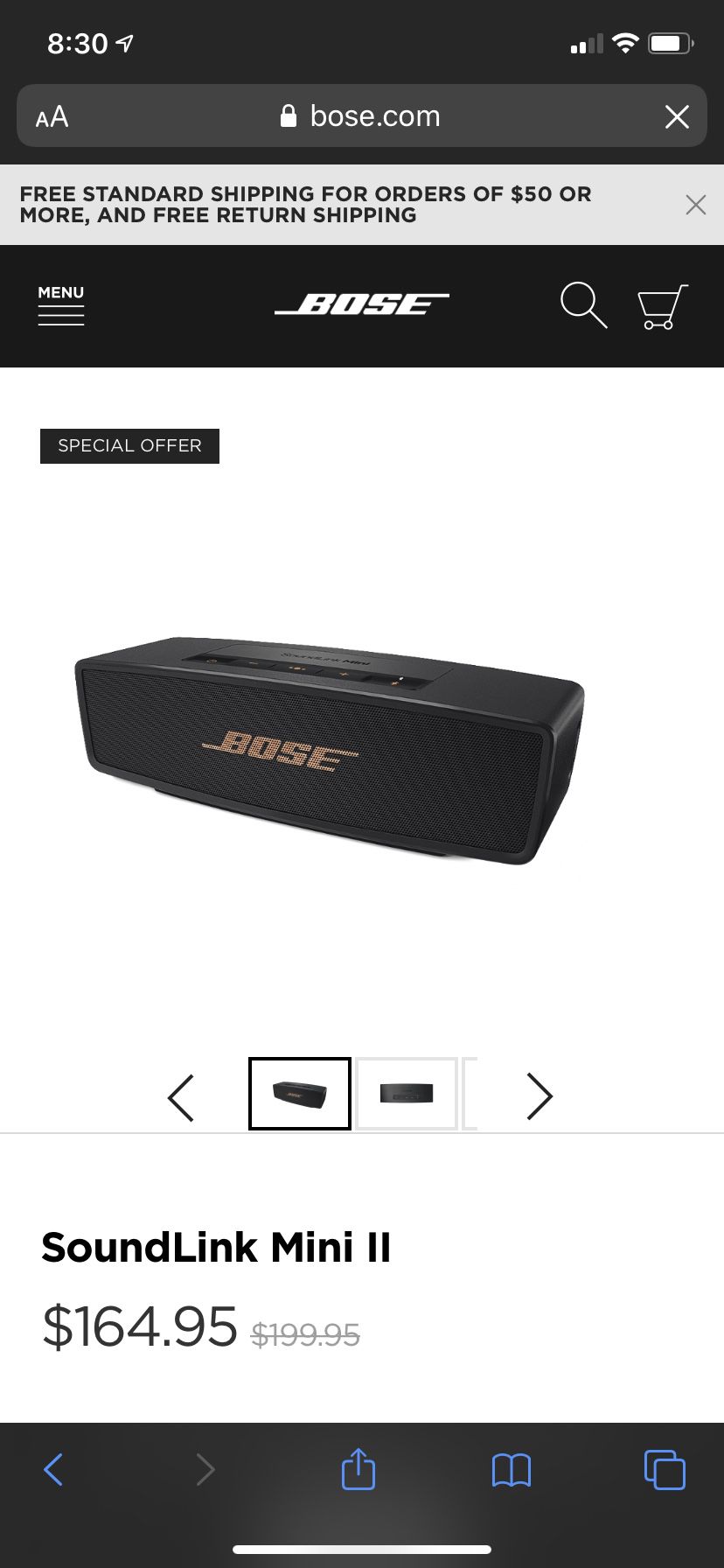 Bose mini speaker- NEW