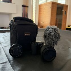 Sony ZV E-10 Camera w/ Sigma F/1.4 30mm Lens