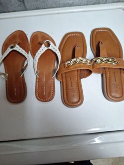 Size 7 sandals. Both For 5 dollars total price