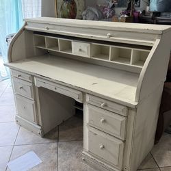 Escritorio De Pura Madera Antique