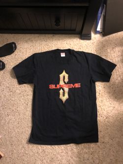 navy supreme diamond tee size M