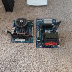 Motherboard, CPU, and GPU.