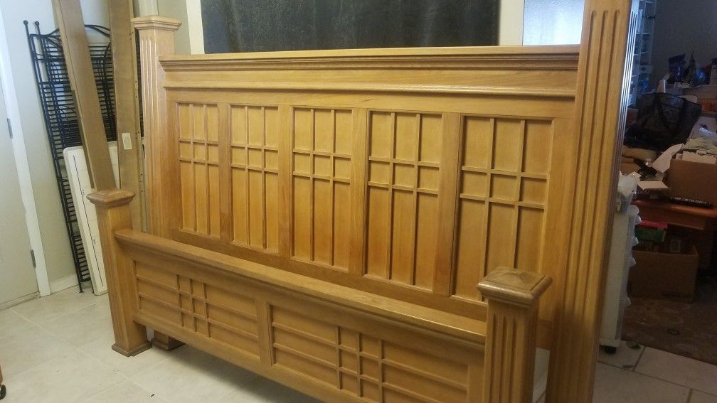 King bed frame