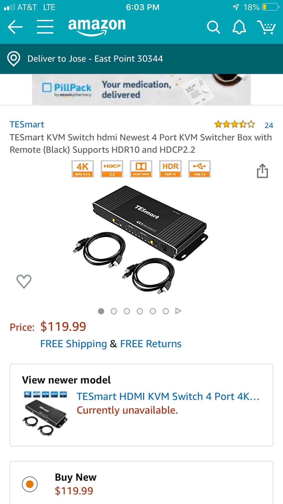 TESmart 4x1