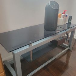 Tempered Glass TV Stand 