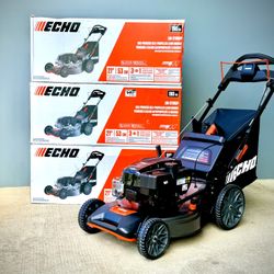 Brand new Echo 21 in. 190 cc Briggs and Stratton Gas 3-in-1 Dual Blade RWD Self-Propelled Lawn Mower with Mow N' Stow and ReadyStart