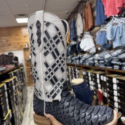 pitón blue jean boot 