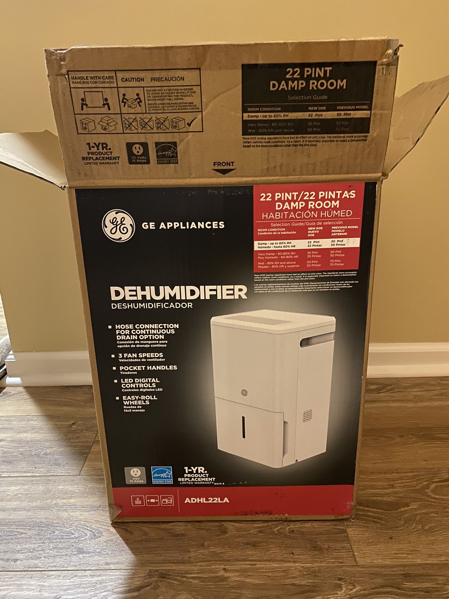 GE Dehumidifier 