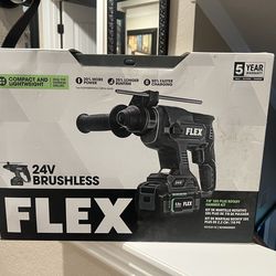 FLEX 24V Brushless 7/8" SDS Plus Rotary Hammer Kit (Model FX1531-1C)