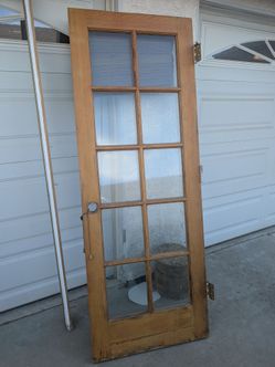 30x80 Doug Fir 10 light French Door