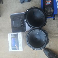 Subwoofers Stereo And Amp For Sale All 4 700