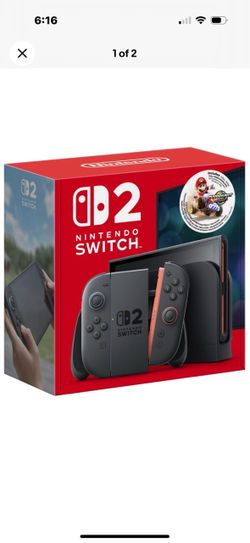 Nintendo Switch 2 with Mario Kart World New in Box