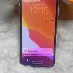Apple iPhone X 64GB Silver Cellular [A1901]  PARTS OR REPAIRS READ