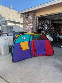 Play Hut Kids Indoor Outdoor Play Tent