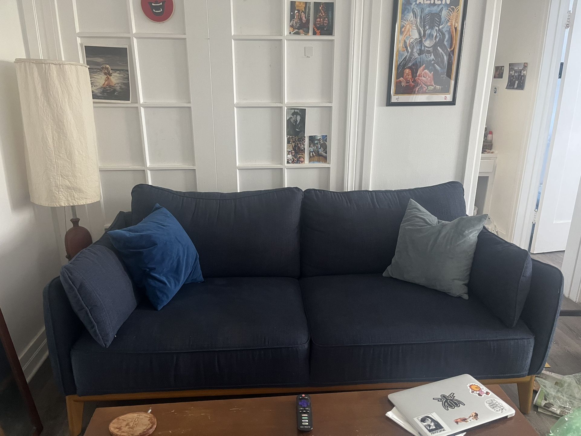 Nice Comfy Blue Couch