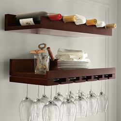 Pottery Barn Bar Shelves