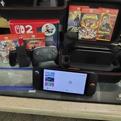 Huge 5 Game 2 Controller 2 Premium Case Switch 2 Bundle 