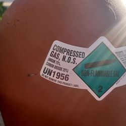 Mig Welding C25 Gas Cylinder -Slick Neck