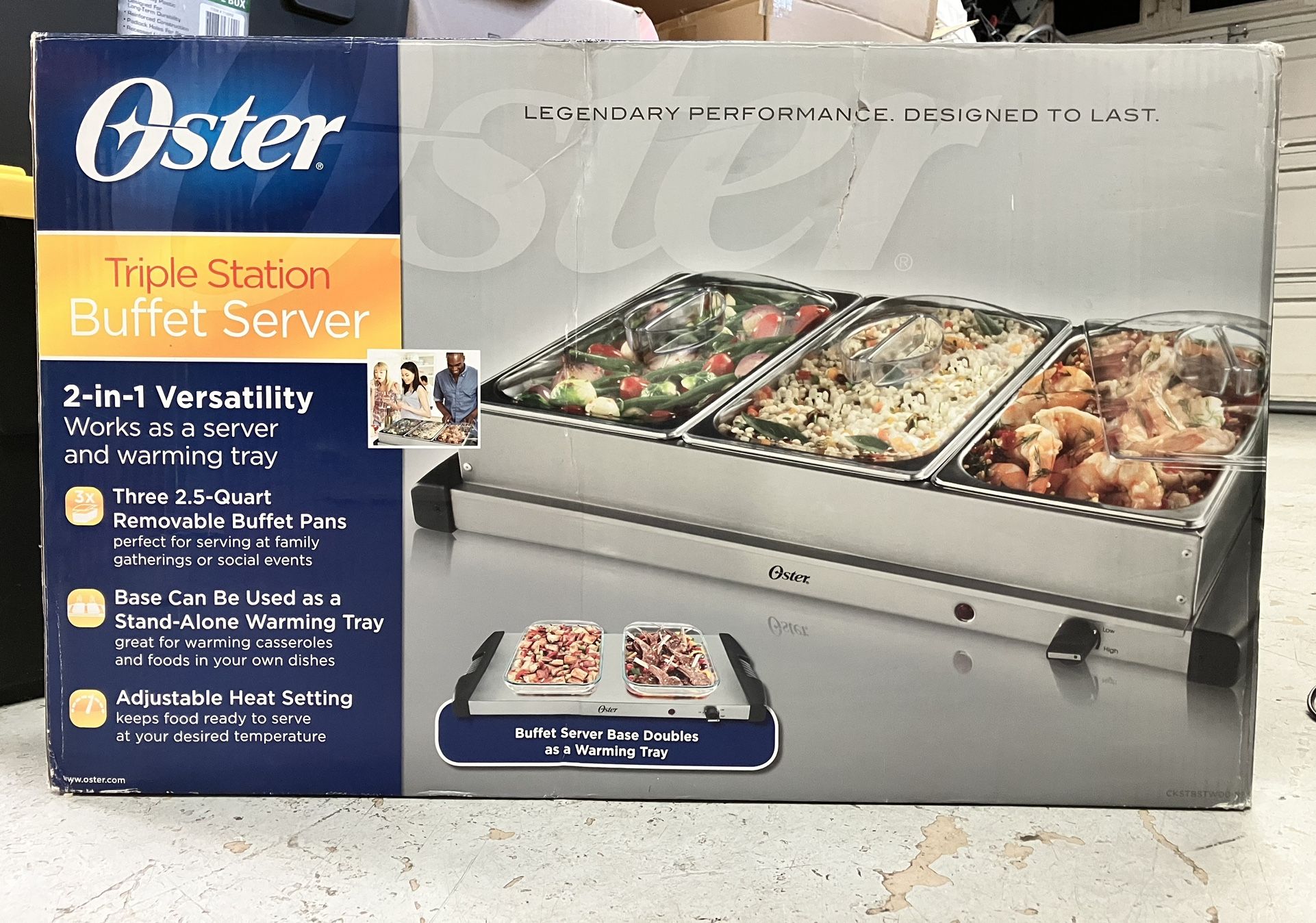 Oster triple buffet server sale