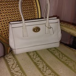 Coach Chalk White handbag