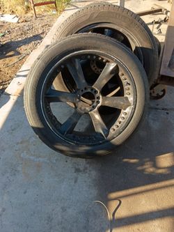 24" black rims Ford or Chevy