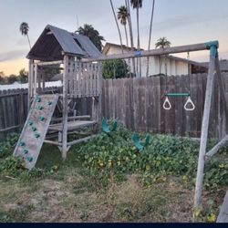 Kids playhouse Playground Swing Set 