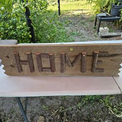  Country Solid Handmade Home Sign .