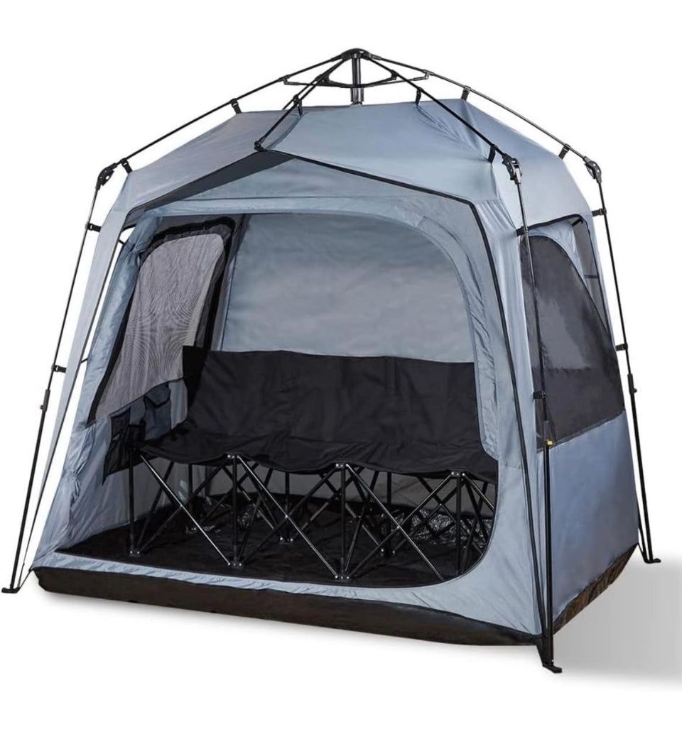 Used FOFANA MultiPod - Pop-Up All-Weather Sports Tent - Multipurpose Pod 270 View Multi-Person - Sports Mom and Dad Essentials