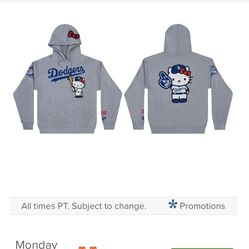 LA Dodgers Vs NY Mets 4/13/26 (Hello Kitty Hoodie)
