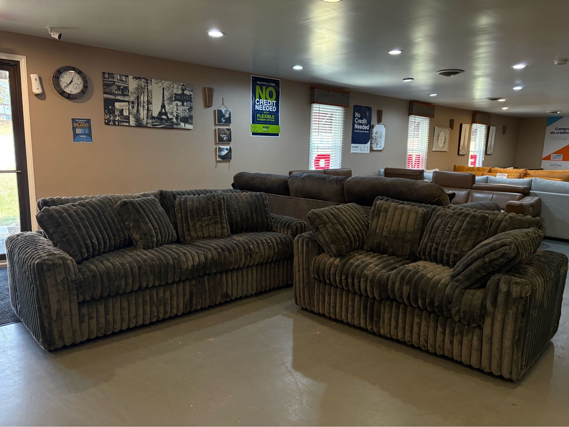 New Sofa & Loveseat