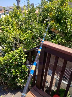 Fishing pole custom wrap seeker 30-80lbs 6 1/2