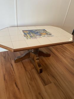 Tile Top Table