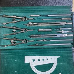 Antique Architect Drafting Set