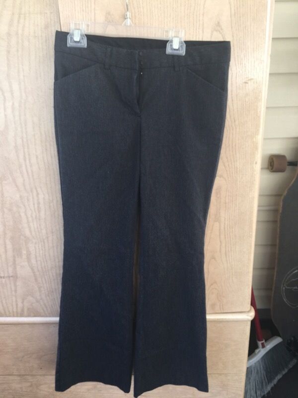 Dark grey slacks