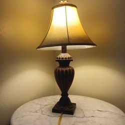 Table Lamp W Shade 26" Tall 12" Wide $50"