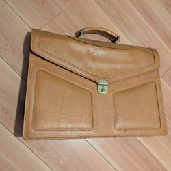 Real Leather Briefcase Bag