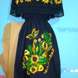 Mexican dressess embroidery fiesta