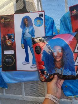 Descendants Chloe Deluxe Child Costume with Wig Size M (7-8)