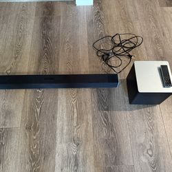 Vizio 36” 2.1 Soundbar with Wireless Subwoofer & Remote – Bluetooth, Optical, Model SB3621-C8