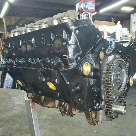MARINE Engine Chevy 350 C. I. REMANUFACTURED LONG BLOCK