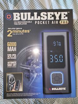 Bullseye Pocket Air Pro Tire Inflator
