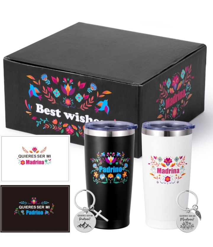 Godparents Proposal Gift Box (Spanish)