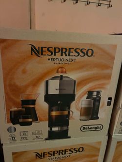 Nespresso Vertuo Next Coffee & Espresso Machine with Aeroccino3 — Brand New