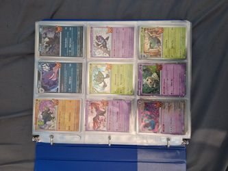 Binder With Pokémon, Magic, And Some Basketball Cards