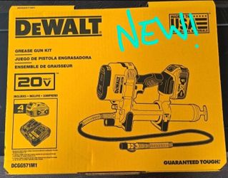 Dewalt Grease Gun-  New in sealed box
