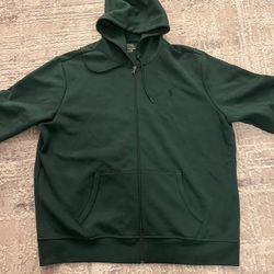 Double-Knit Full-Zip Hoodie Polo Ralph Lauren dark green 