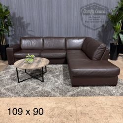 🛋️ Italsofa by Natuzzi Leather Sectional Sofa (Delivery Available!! )