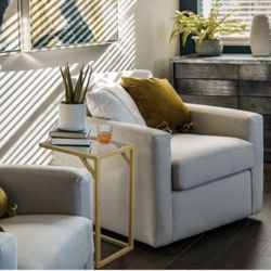 NEW End Tables | Modern Gold Glass