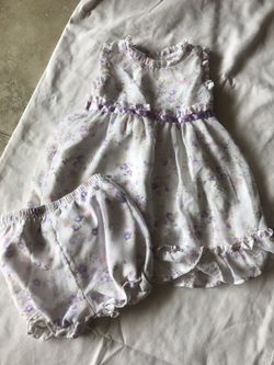 White purple dress
