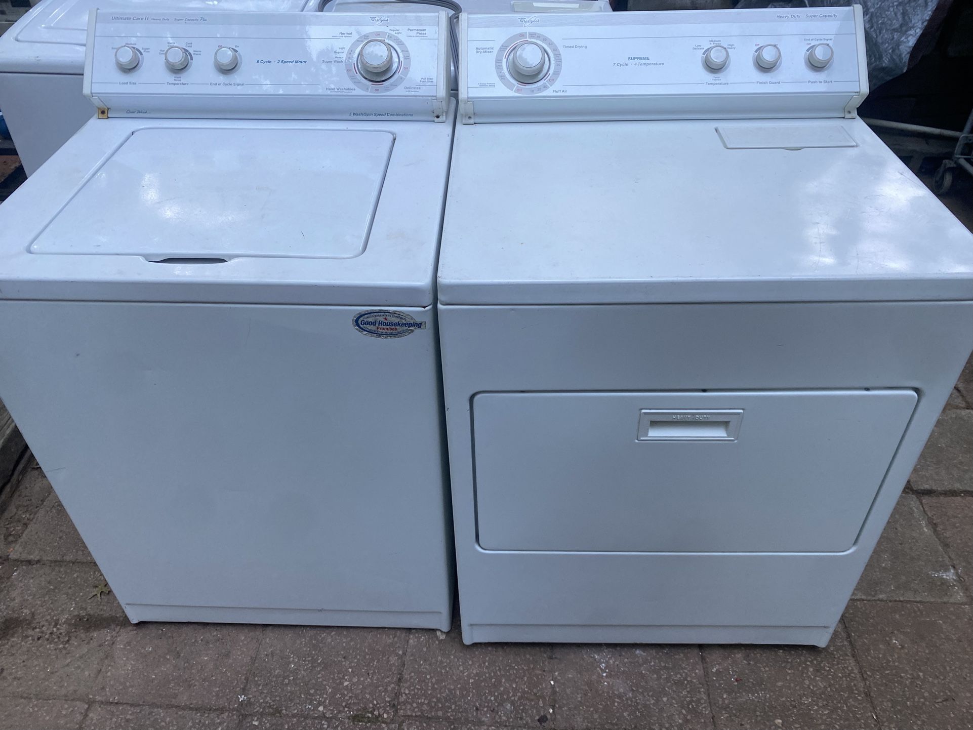Whirpool Washer And Dryer